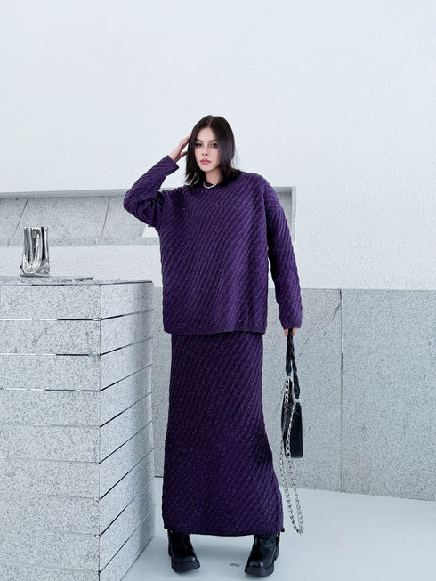 Diagonal Knit Texture Series